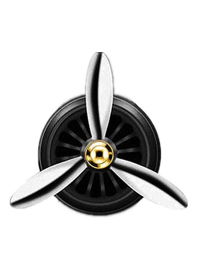 Car Air Vent Perfume 3 Fans With Led Lights Clip Air Freshener Car Styling  Solid Decoration