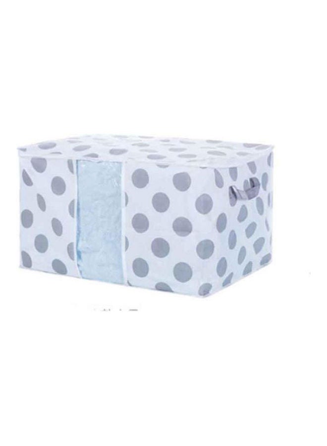 Portable Large Casual Travel bag Non-woven Clothes Luggage Storage bags Anti-dust Storage Boxes Clothes Quilt Laundry Pillows White-Purple  - Image 1