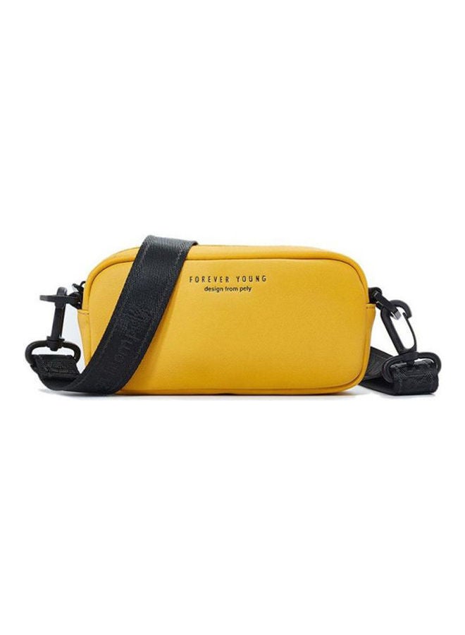 Women's shoulder Leather Elegent Vintage   Daily casual Bag Yellow 