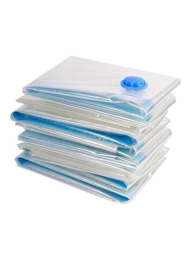 Pack of 8 Plastic Clothes Bags Clear  - Image 2