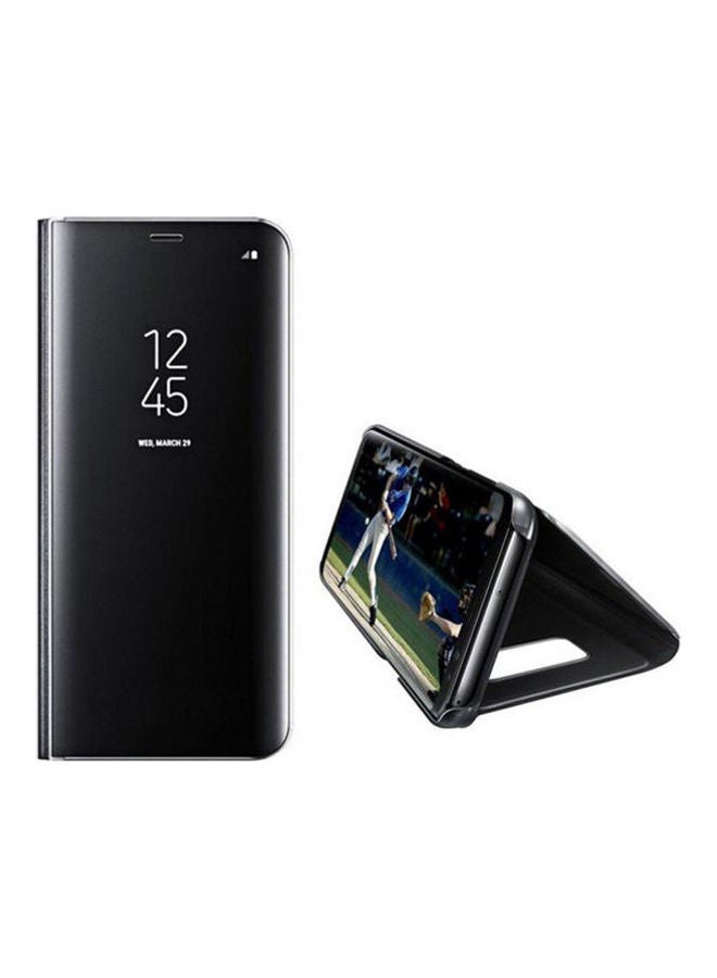 Case  For Huawei Mate10 Pro  Luxurious Shiny Mirror  View Flip Protective Cover Black