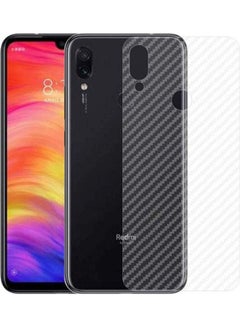Xiaomi Redmi Note 7 Pro Carbon Fiber Sticker Back Protect Film Clear