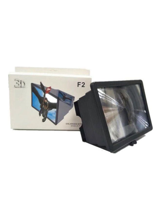 Black 3D Magnifier F2 Eye Retractable Mobile Phone Screen Amplifier Second Generation 3D Video Hd Magnifier Clear