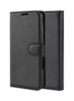 Compatible With Oppo Reno Z Case,   Pu Leather Flip Stand Slim Wallet Case Full Body Protection Cover Black