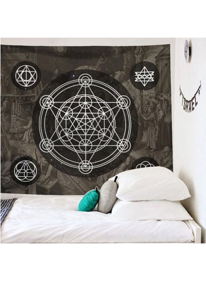 Tarot Tapestry Wall Hanging Ethnic Tapestries Art Beach Rugs Polyester For Home Decor Meditation Divination Multicolour 150X130cm