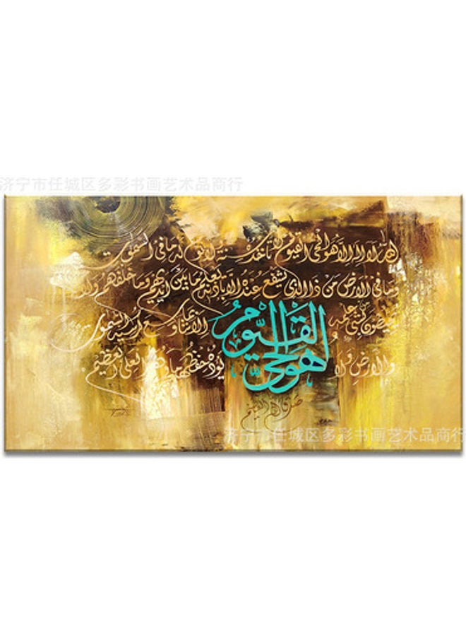 NIBEMINENT frameless Picture hanging for living room Gold 60*90cm