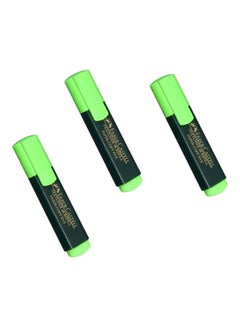 3-Piece Textliner 48 Refill Highlighters Set Light Green