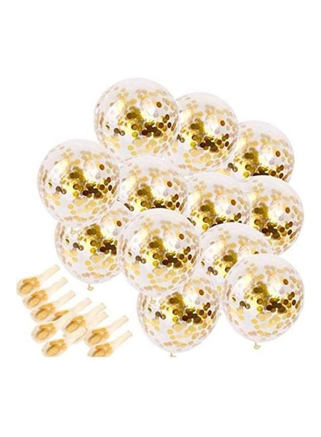 20-Piece Confetti Balloon Set 5X1.2X3.4cm 