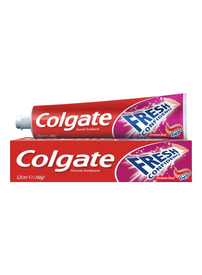 كولجيت معجون أسنان فريش كونفيدنس إكستريم أحمر 125ملليلتر