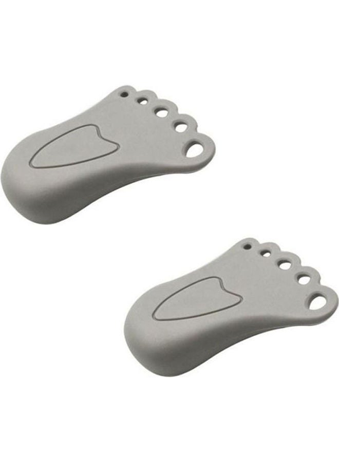 Creative Feet Shape Door Stopper Plastic Door Stopper White 