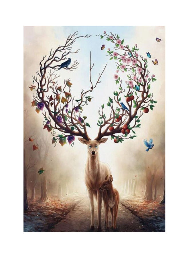 لعبة ألغاز بتصميم غزال الغابة مكونة من 1000 قطعة