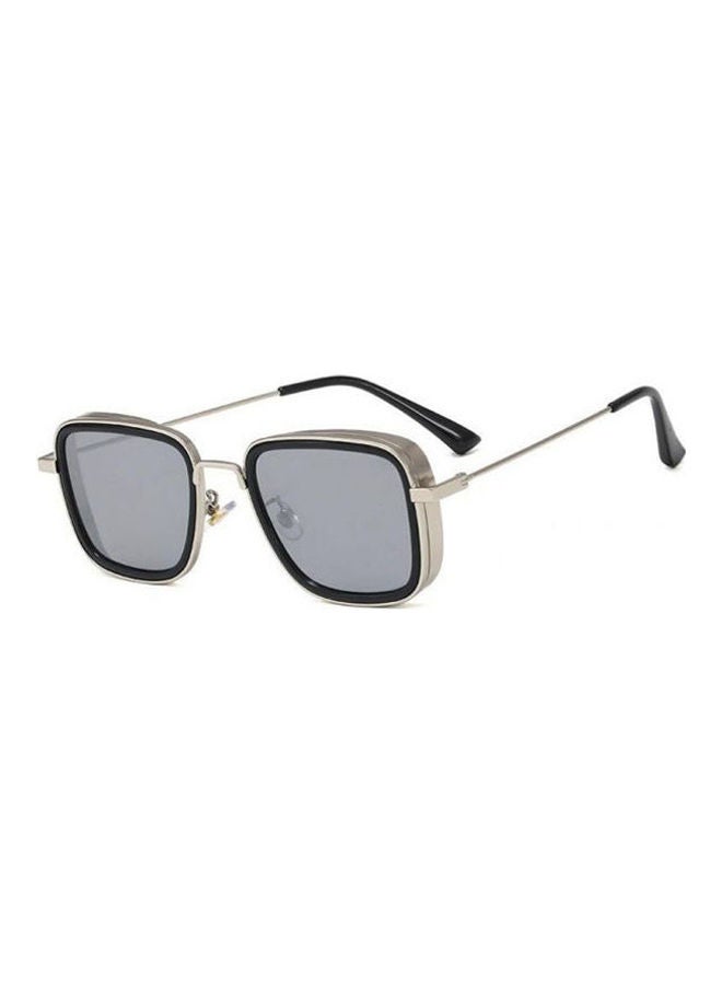 Men'S And Women'S Fashion Aviator Square Metal Frame Classic Sunglassessteam Punk Square Glasses