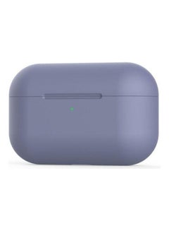 Generic For Apple AirPods Pro Silicone Protective Cover 3 Generation Wireless Tooth Headset Protective Cover-Lavender Blue 