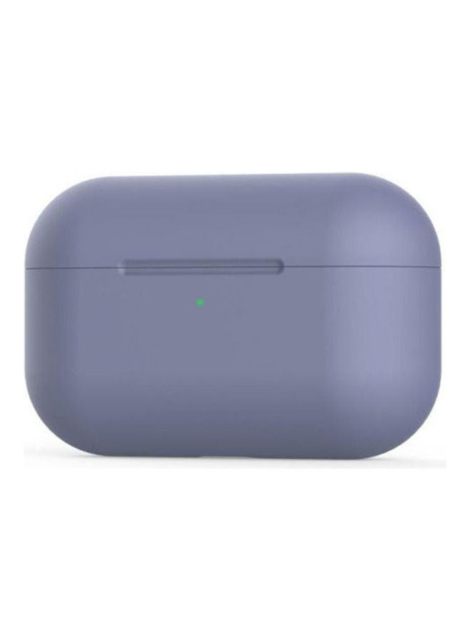 Generic - For Apple AirPods Pro Silicone Protective Cover 3 Generation Wireless Tooth Headset Protective Cover-Lavender Blue - Image 1
