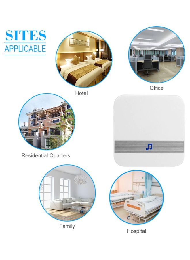 Wireless Doorbell Chime White - Image 3