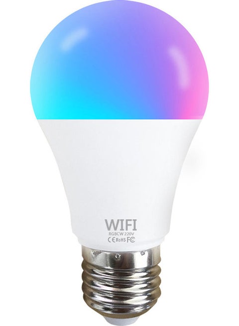 Cloud Intelligence Smart WiFi Bulb Multicolour 11x6.2x6.2centimeter