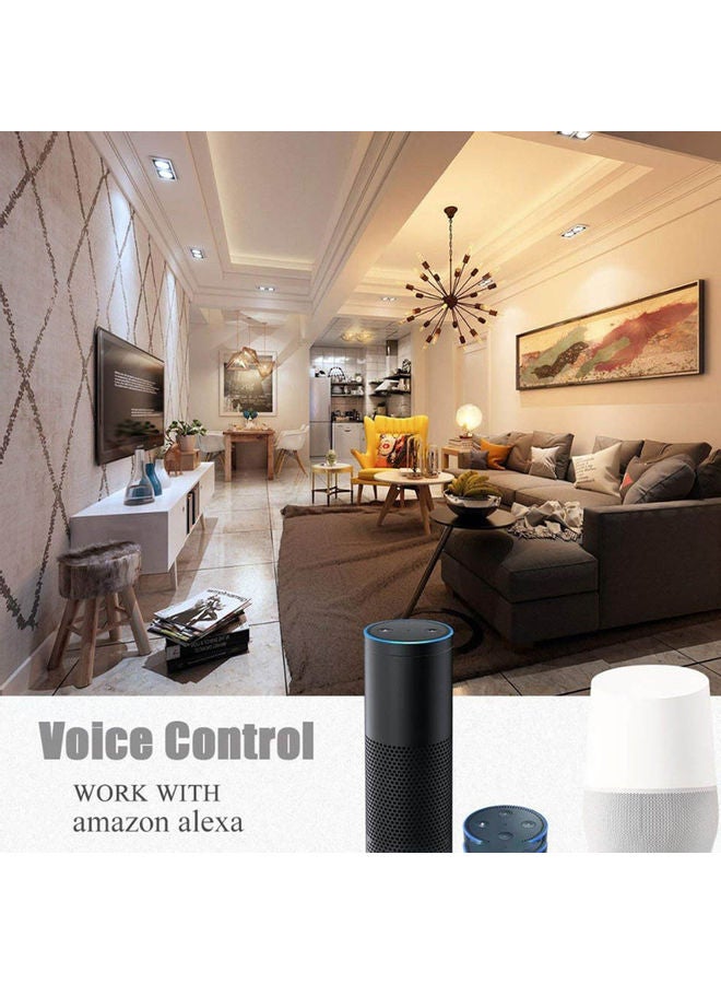 Cloud Intelligence Smart WiFi Bulb Multicolour 11x6.2x6.2centimeter