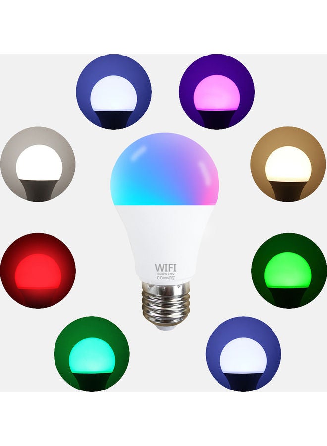 Cloud Intelligence Smart WiFi Bulb Multicolour 11x6.2x6.2centimeter