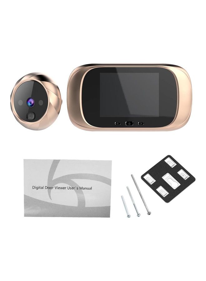 Generic - Doorbell Intercom System With Monitoring Camera Rose Gold/Black - Image 1