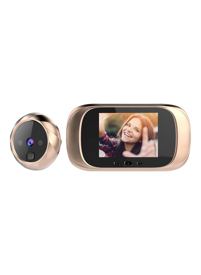 Generic - Doorbell Intercom System With Monitoring Camera Rose Gold/Black - Image 1