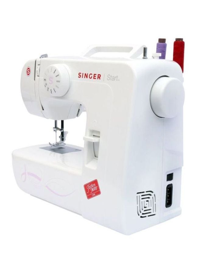 Sewing Machine With 6 Built-In Stitches 1306 White