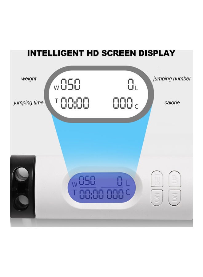 KKmoon Adjustable LED Ropeless Skipping Device 24.8x13x4cm - Image 2