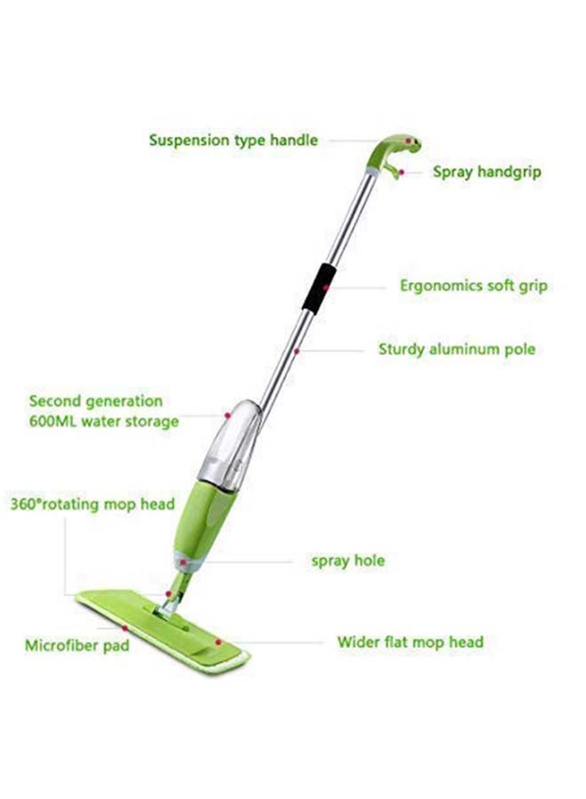 360 Degree Spray Mop Green/White/Black  - Image 3