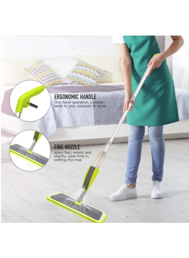 360 Degree Spray Mop Green/White/Black  - Image 4