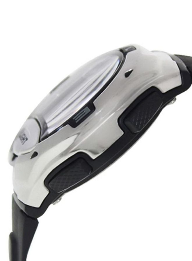 كاسيو ساعة يد رقمية بسوار من الراتينج طراز W-753-1A - مقاس 48 ملم - لون أسود للرجال - Image 3