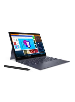 Yoga Duet 7, 2-In-1 Laptop With 13 Inches WQHD Touch Display, Intel Core i5-10210U Processor/8GB RAM/512GB SSD/Integrated UHD Graphics/ Eng-Arb KB/ Win10 English/Arabic Grey