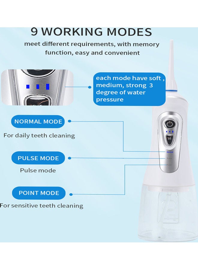 إيزي سو جهاز مِرواء للفم محمول أبيض/ شفاف - Image 2