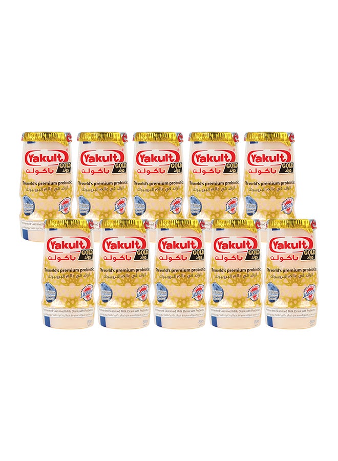 Yakult - Gold Probiotic Drink With Cooler Bag Plain 800ml Pack of 10 - Image 1