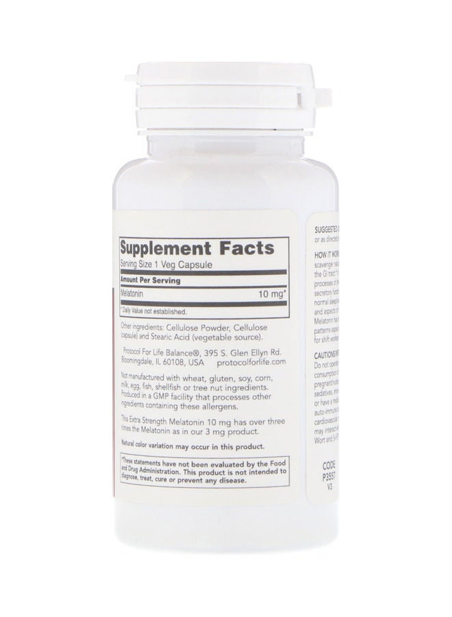 Protocol For Life Balance Melatonin Extra Strength - Image 2