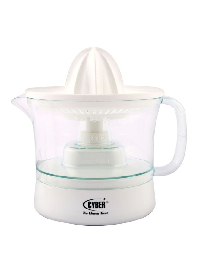 Cyber Electric Citrus Juicer 25 Watts With 500ML Capacity 500 ml 25 W CYCJ-3016 White/Clear - Image 1