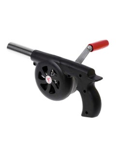 ARTC Mini Hand Crank Fan Air Blower Black/Red  - Image 1