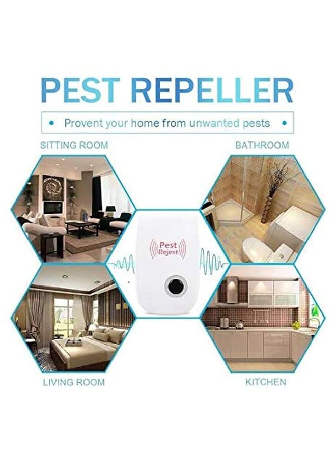 بيوينتي مصباح ليلي طارد للحشرات مع قابس أوروبي أبيض/ أسود 3.34x1.06x2.24بوصة - Image 4