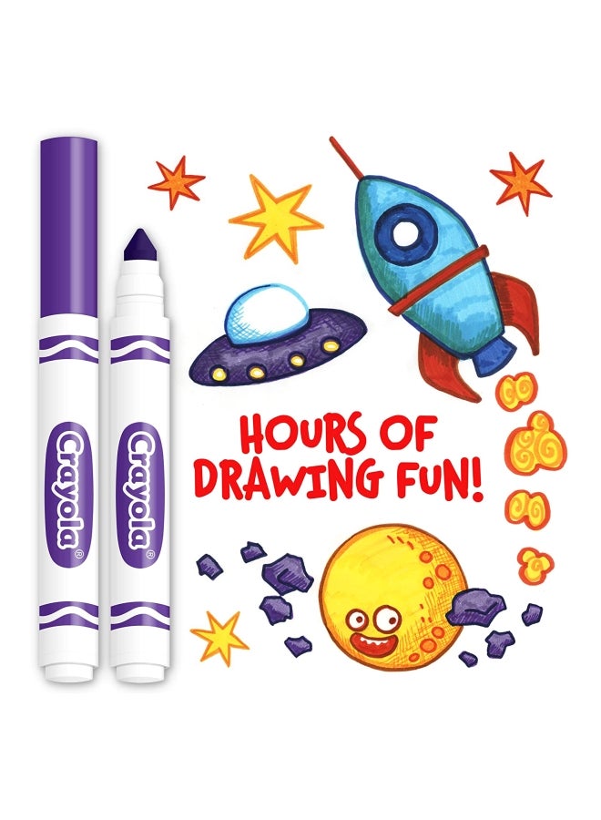 Crayola 12-Piece Original Bulk Marker Purple - Image 3