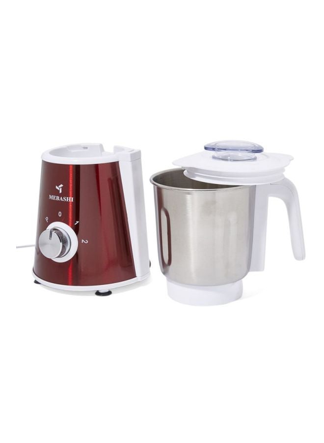 Mebashi Coffee Grinder 450.0 W ME-CG2285SR Red/White/Silver  - Image 2