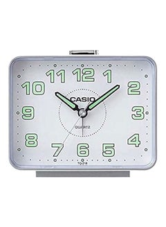 CASIO Analog Alarm Table Clock Silver 90x107x60mm  - Image 1