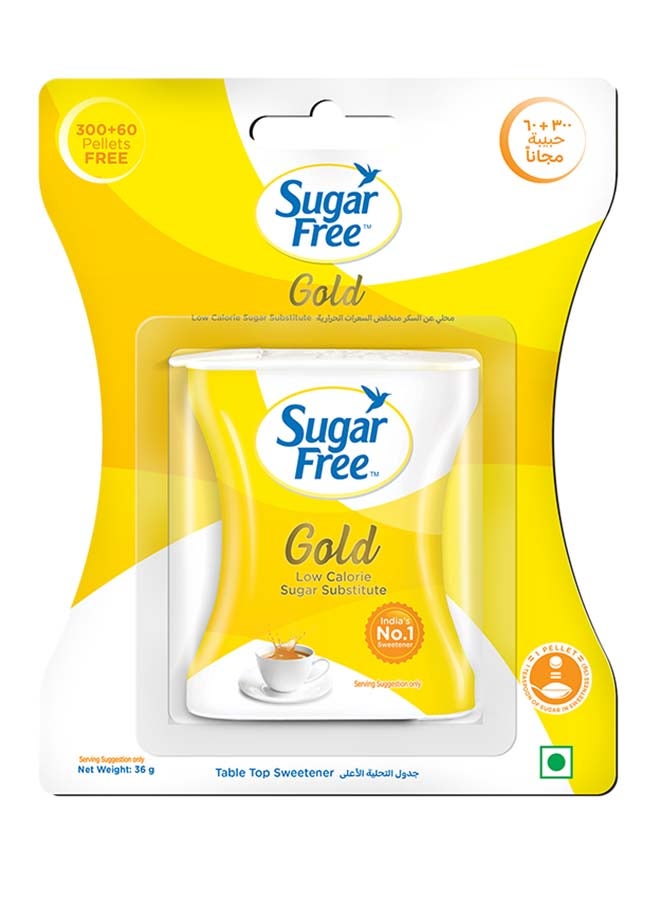 Suger Free Gold Pellets 360 Pieces 36grams  - Image 1