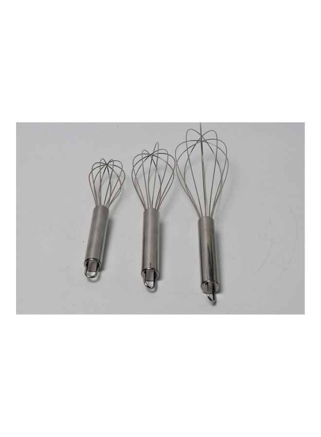 general 3-Piece Egg Whisk Set Silver - Image 3
