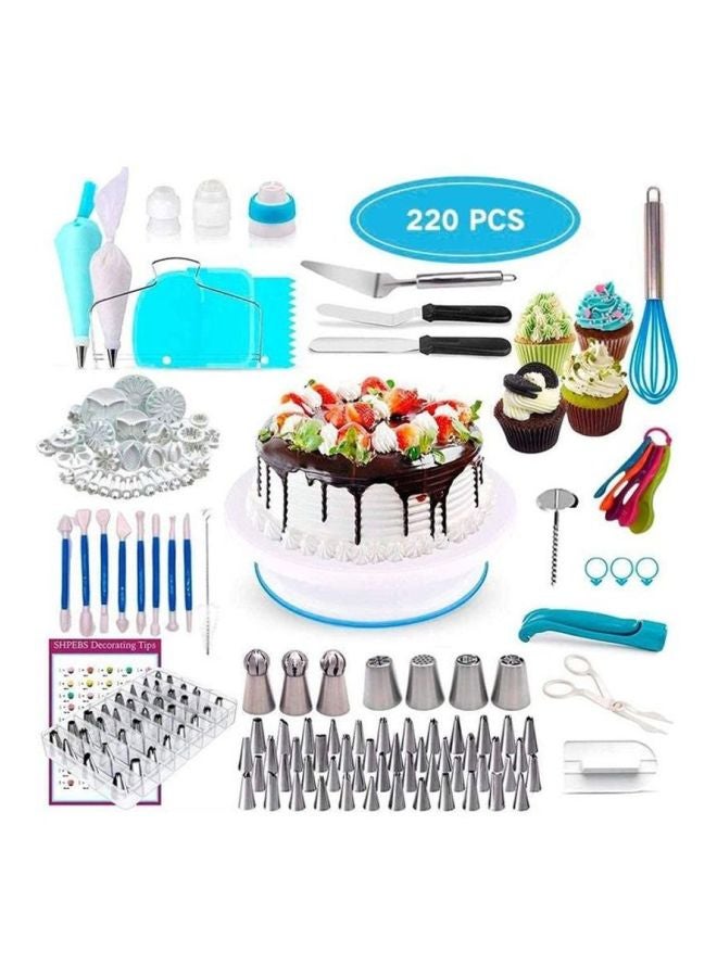 اي ار تي سي طقم تزيين الكيك من 220 قطعة مع طاولة تدوير متعدد الألوان - Image 2