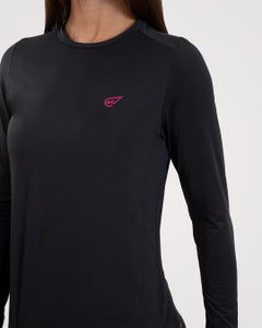 Magma Casual Slim T-Shirt For Women Black  - Image 4