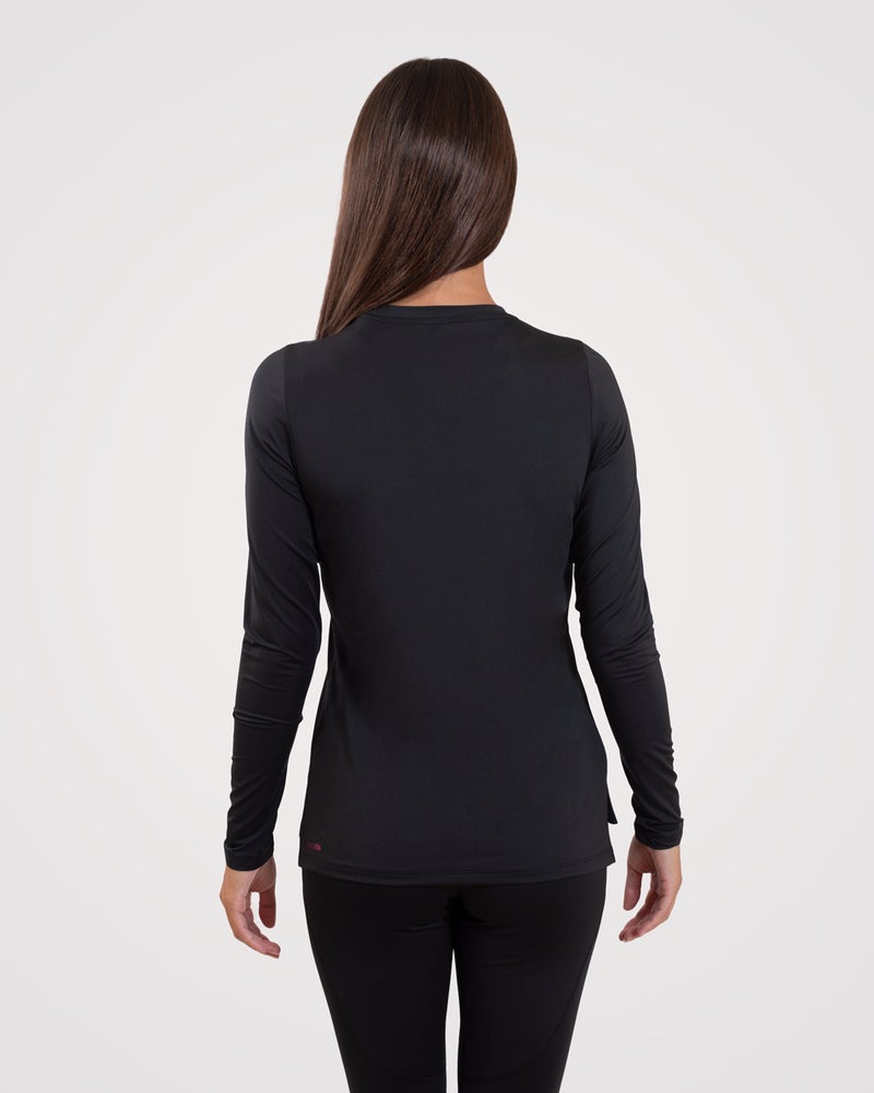 Magma Casual Slim T-Shirt For Women Black - Image 2