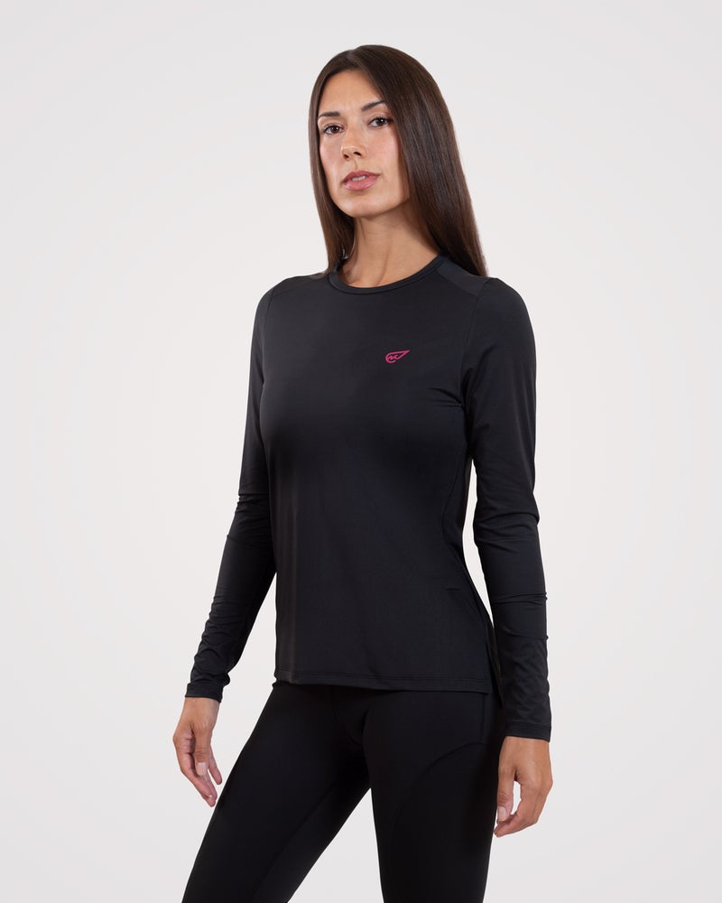 Magma Casual Slim T-Shirt For Women Black - Image 3