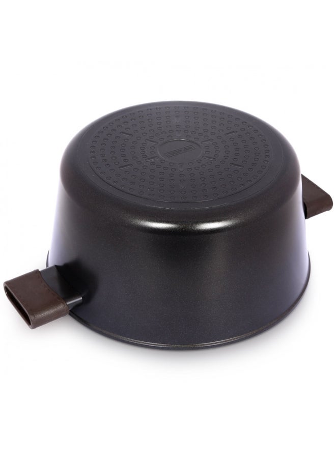 نيو فلام طقم أدوات طهي نوبلس مطلية بالسيراميك من 10 قطع أسود 28سم - Image 4