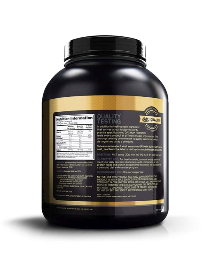 Optimum Nutrition - Gold Standard Protein Isolate - Rich Vanilla - Image 1