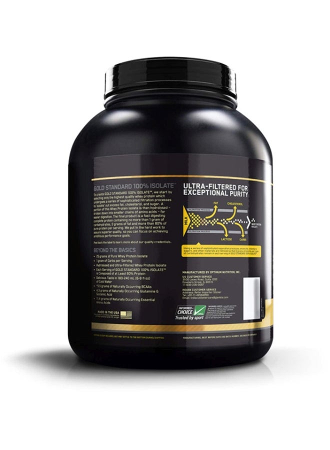 Optimum Nutrition - Gold Standard Protein Isolate - Rich Vanilla - Image 1