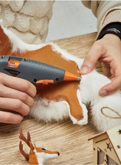 LAWAZIM Mini Hot Glue Gun Grey/Orange  - Image 5