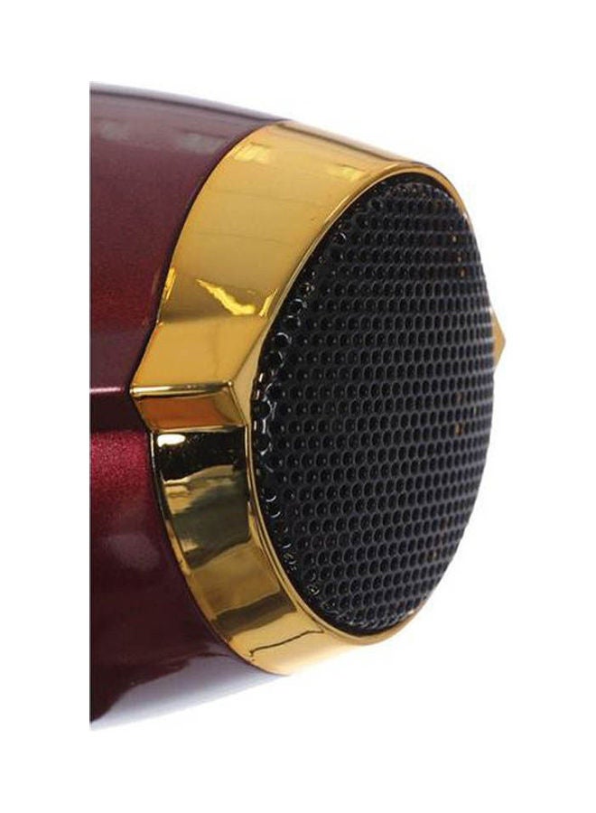 Max - Professional Hair Dryer 803 Strong Copper Motor Burgundy - Image 1